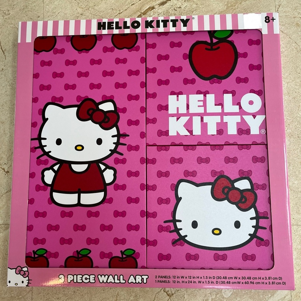 Hello Kitty 3 Piece Picture Set